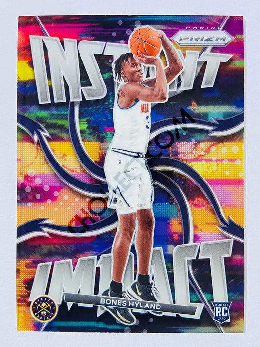 Bones Hyland - Denver Nuggets 2021-22 Panini Prizm Instant Impact Insert RC Rookie #6