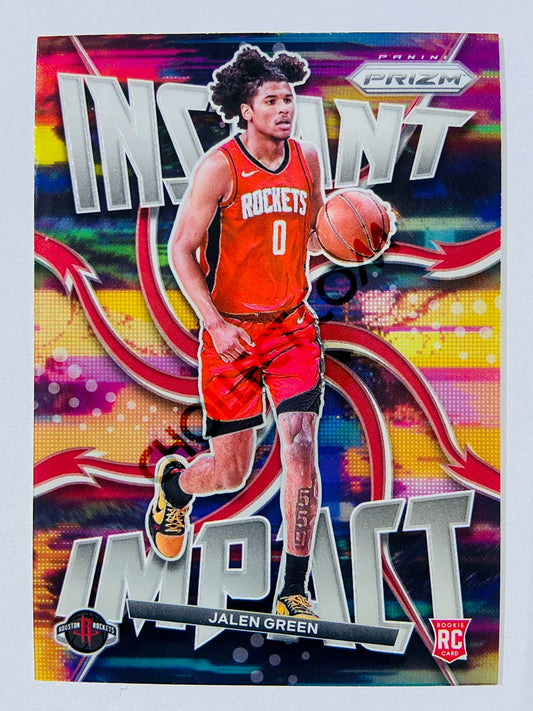 Jalen Green - Houston Rockets 2021-22 Panini Prizm Instant Impact Insert RC Rookie #25