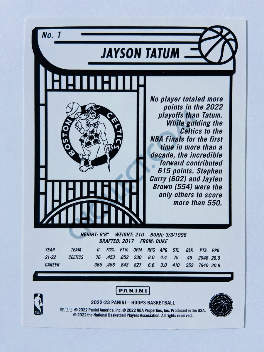 Jayson Tatum - Boston Celtics 2022-23 Panini Hoops #1