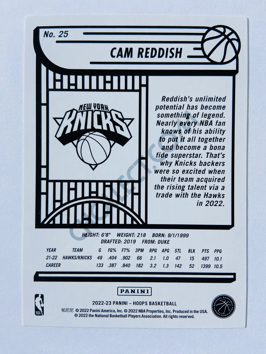 Cam Reddish - New York Knicks 2022-23 Panini Hoops #25