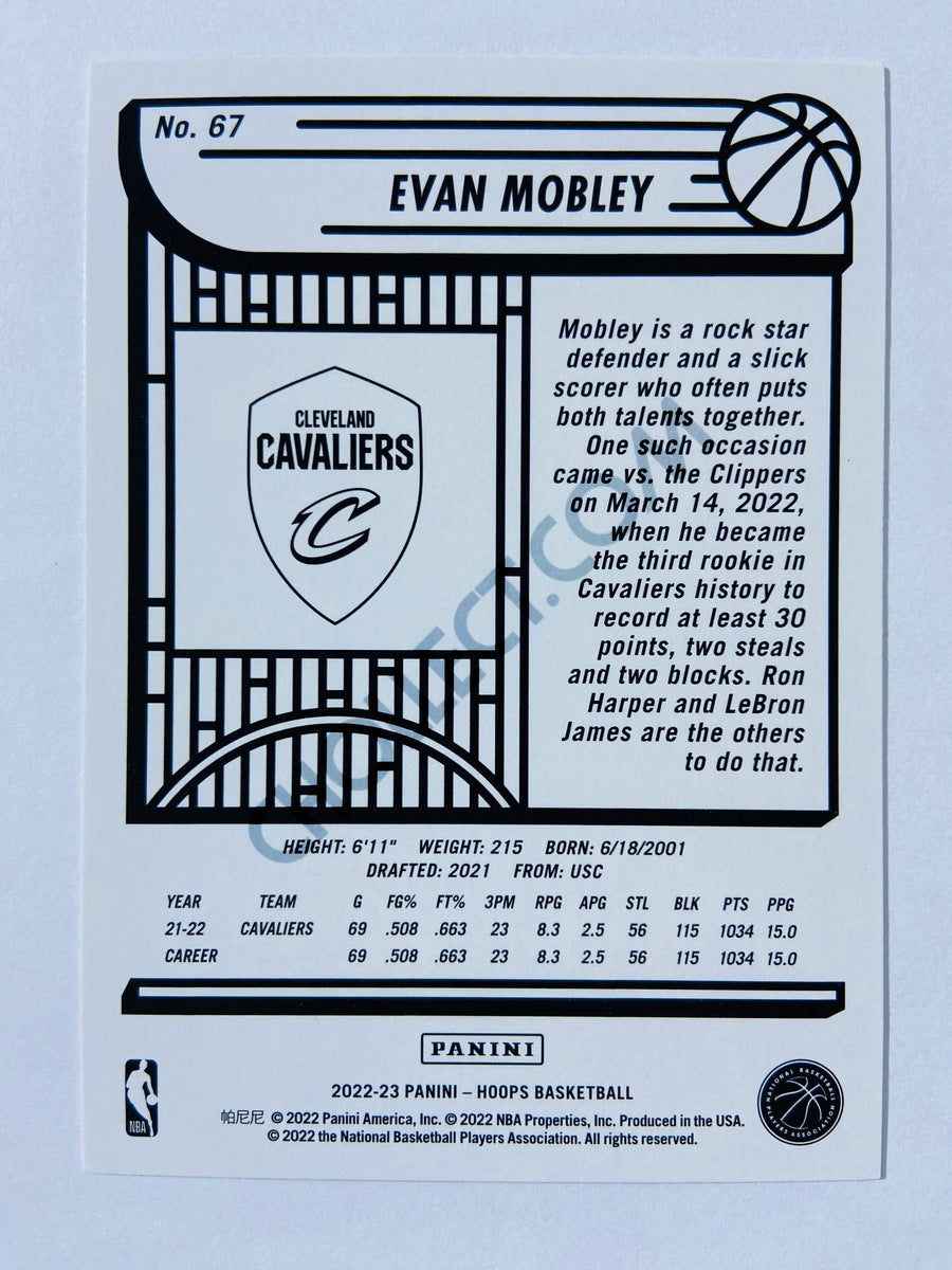 Evan Mobley - Cleveland Cavaliers 2022-23 Panini Hoops #67