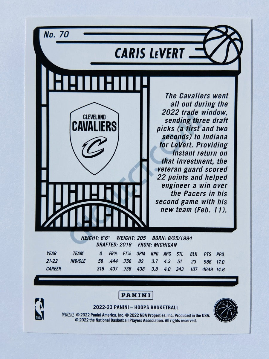 Caris LeVert - Cleveland Cavaliers 2022-23 Panini Hoops #70