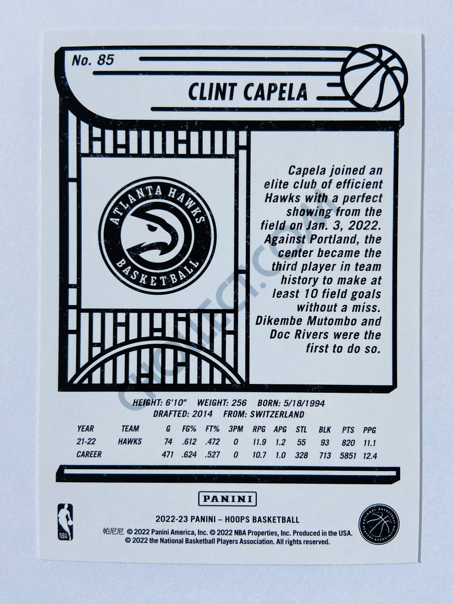 Clint Capela - Atlanta Hawks 2022-23 Panini Hoops #85