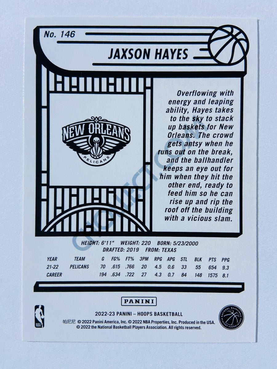 Jaxson Hayes - New Orleans Pelicans 2022-23 Panini Hoops #146