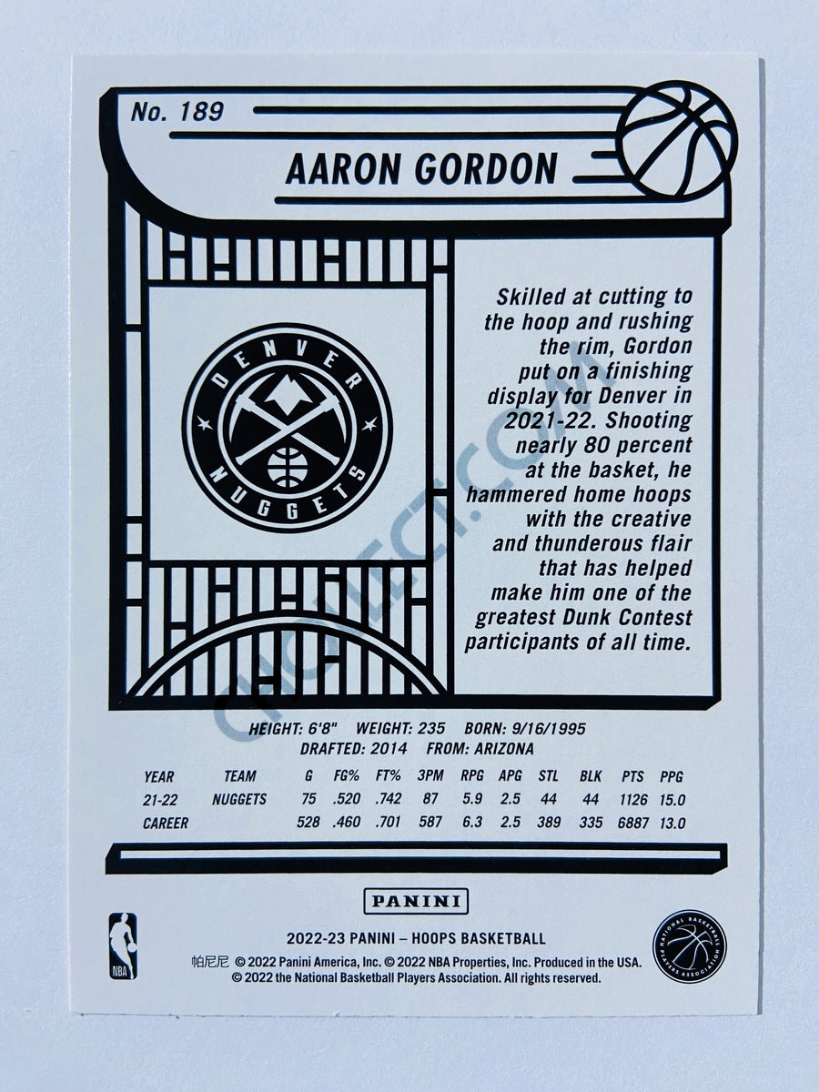Aaron Gordon - Denver Nuggets 2022-23 Panini Hoops #189