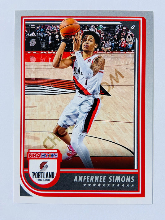 Anfernee Simons - Portland Trail Blazers 2022-23 Panini Hoops #210