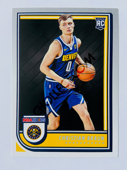 Christian Braun - Denver Nuggets 2022-23 Panini Hoops RC Rookie #251