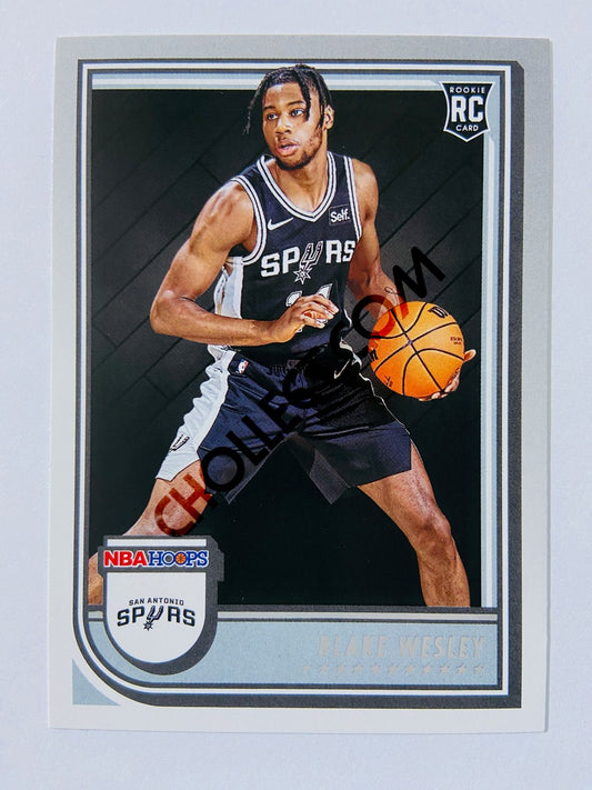 Blake Wesley - San Antonio Spurs 2022-23 Panini Hoops RC Rookie #255