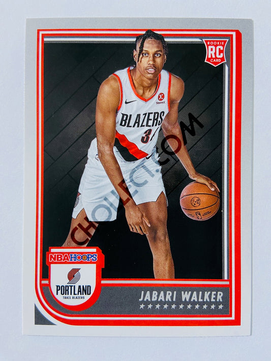 Jabari Walker - Portland Trail Blazers 2022-23 Panini Hoops RC Rookie #273