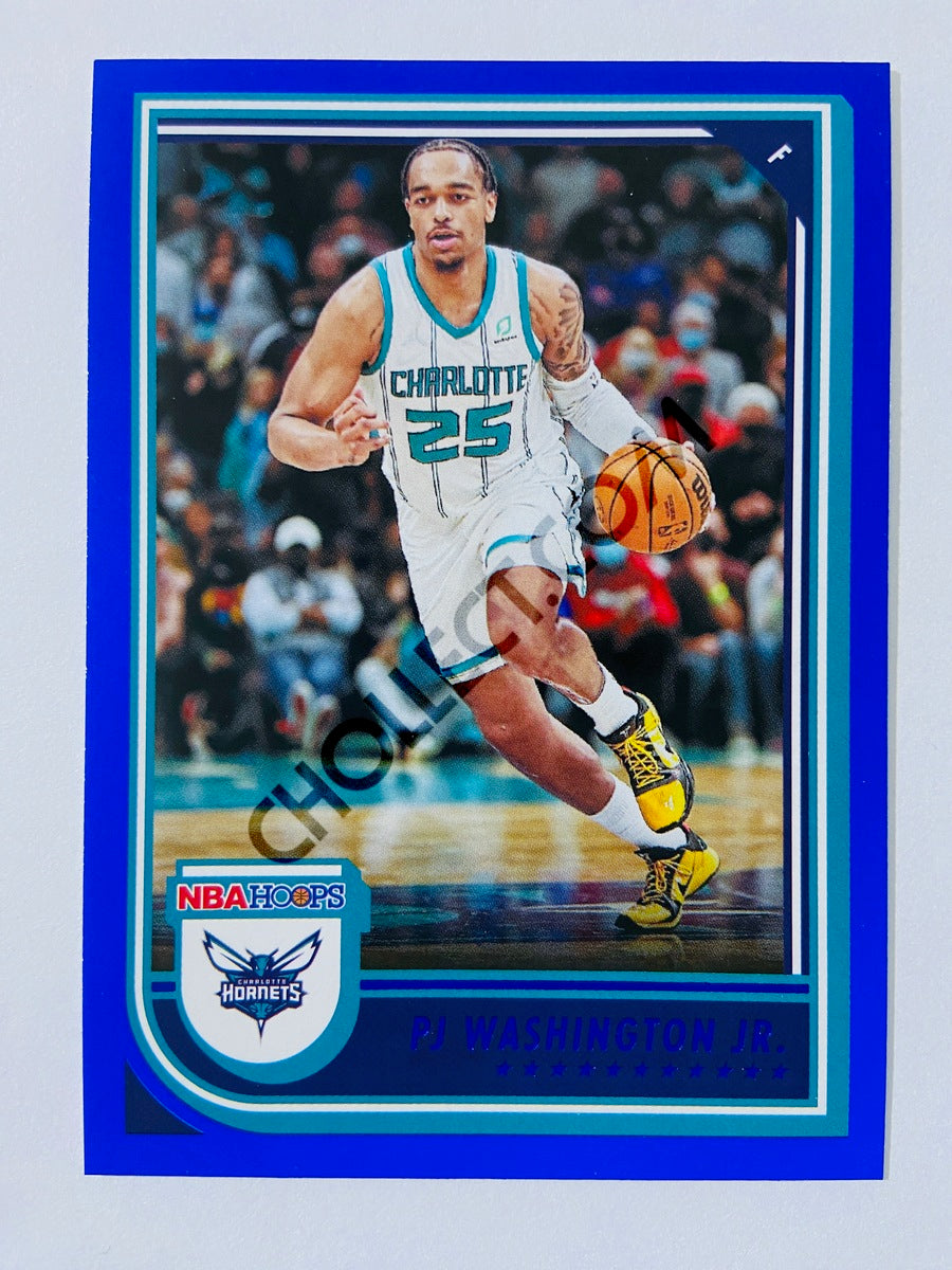 PJ Washington Jr. - Charlotte Hornets 2022-23 Panini Hoops Blue Parallel #92