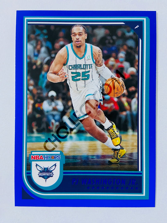 PJ Washington Jr. - Charlotte Hornets 2022-23 Panini Hoops Blue Parallel #92