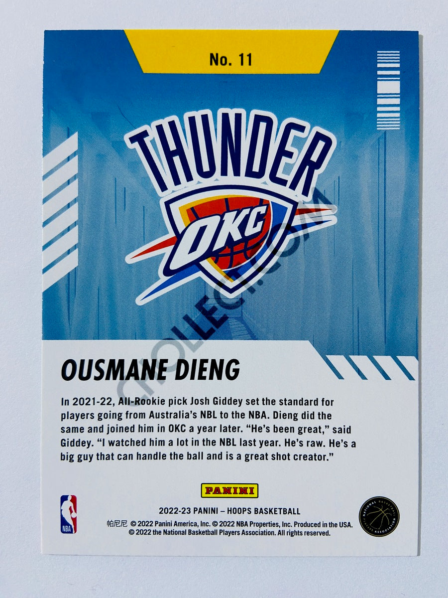 Ousmane Dieng - Oklahoma City Thunder 2022-23 Panini Hoops Arriving Now Insert #11