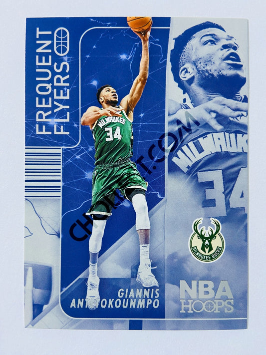 Giannis Antetokounmpo - Milwaukee Bucks 2022-23 Panini Hoops Frequent Flyers Insert #4