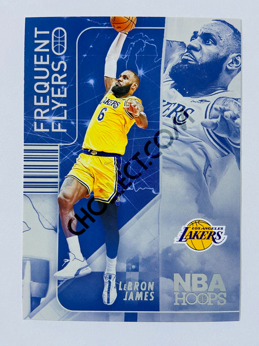 LeBron James - Los Angeles Lakers 2022-23 Panini Hoops Frequent Flyers Insert #6