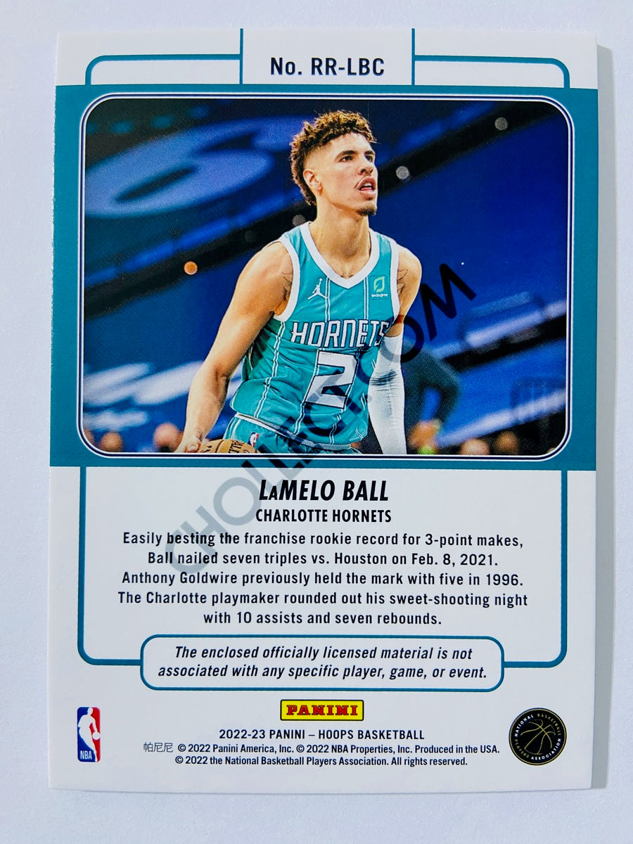 LaMelo Ball - Charlotte Hornets 2022-23 Panini Hoops Rookie Remembrance #7