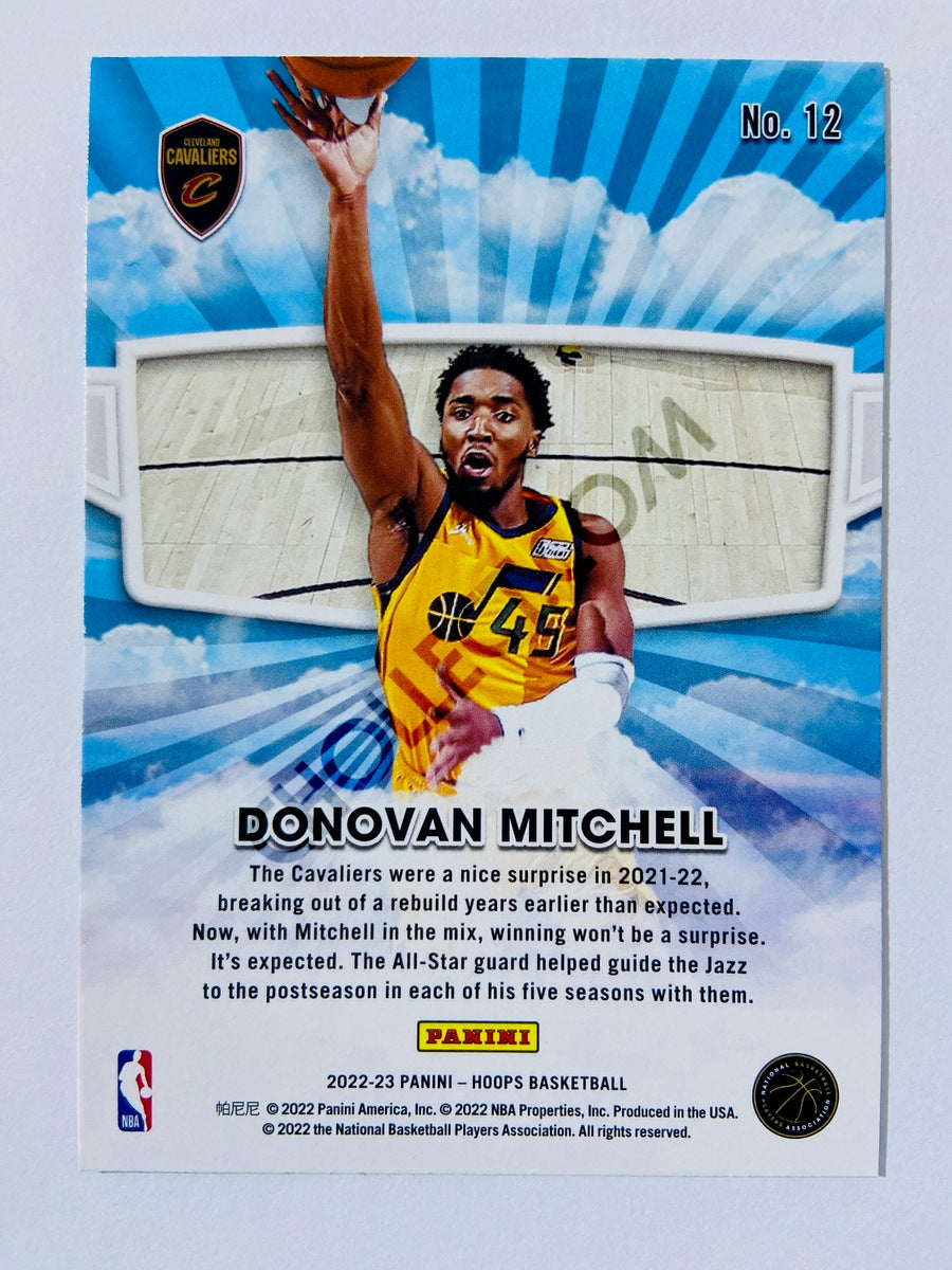 Donovan Mitchell - Cleveland Cavaliers 2022-23 Panini Hoops Skyview Insert #12