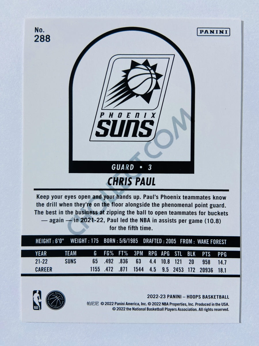 Chris Paul - Phoenix Suns 2022-23 Panini Hoops Tribute #288