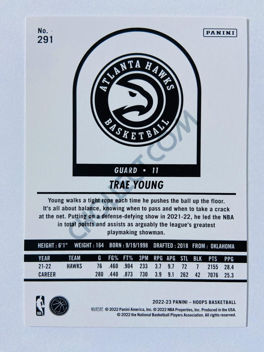 Trae Young - Atlanta Hawks 2022-23 Panini Hoops Tribute #291