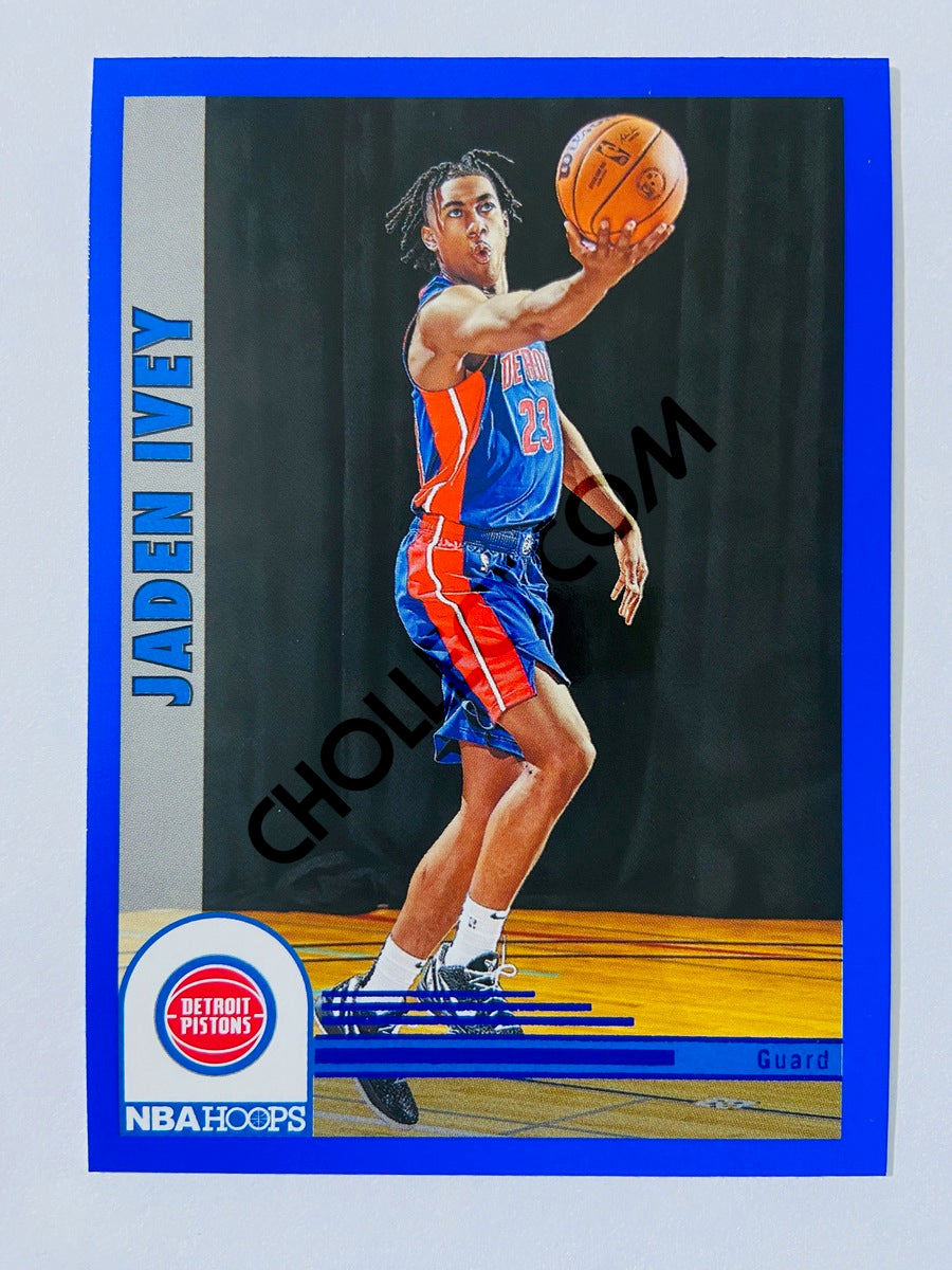 Jaden Ivey - Detroit Pistons 2022-23 Panini Hoops Tribute Rookie Blue Parallel #285