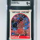 Michael Jordan - Chicago Bulls 1989-90 NBA Hoops #200 [SGC MT 9] SN: 2230386