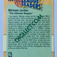 Michael Jordan - Chicago Bulls 1991 Fleer League Leaders #220