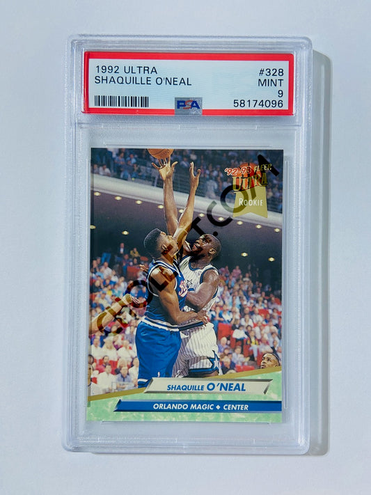 Shaquille O'Neal – Orlando Magic 1992 Fleer Ultra Rookie #328 [PSA 9] SN: 58174096