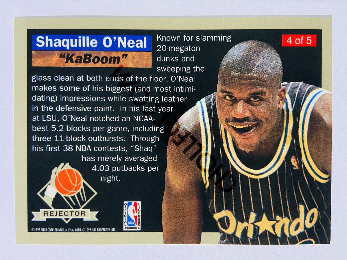 Shaquille O'Neal – Orlando Magic 1992-93 Fleer Ultra Rejector Rookie #4