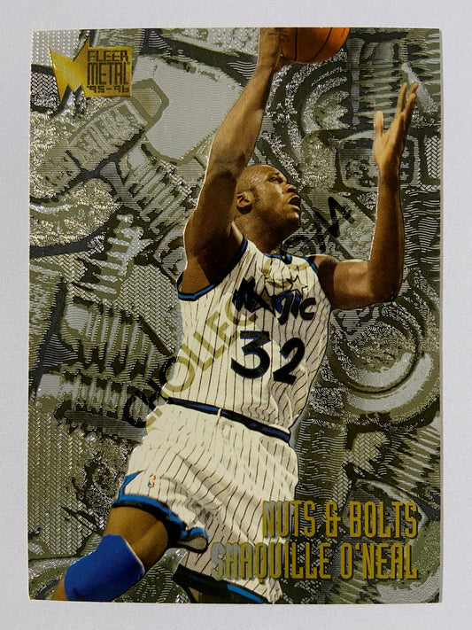 Shaquille O'Neal – Orlando Magic 1995-96 Fleer Metal Nuts & Bolts #215