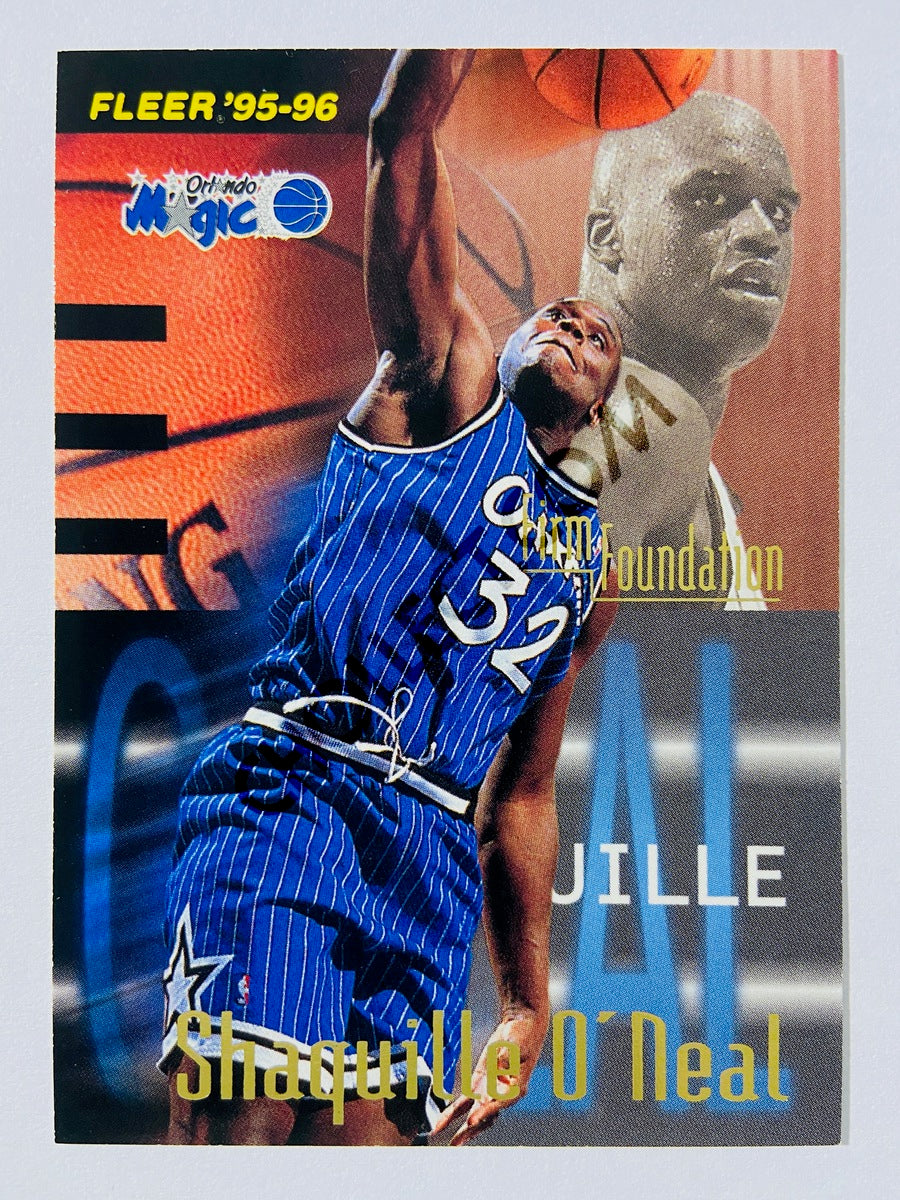 Shaquille O'Neal - Orlando Magic 1995 Fleer Firm Foundation #338