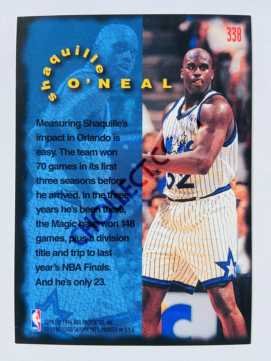 Shaquille O'Neal - Orlando Magic 1995 Fleer Firm Foundation #338