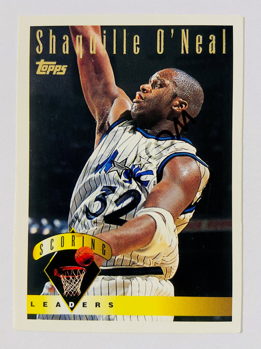 Shaquille O'Neal - Orlando Magic 1995 Topps Scoring Leaders #6