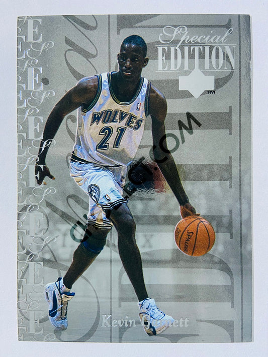 Kevin Garnett - Minnesota Timberwolves 1995 Upper Deck Special Edition Rookie Card #136