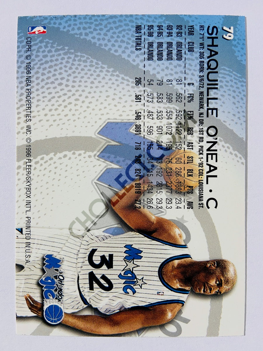 Shaquille O'Neal - Orlando Magic 1996 Fleer #79