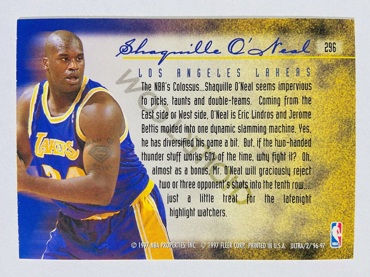 Shaquille O'Neal – Los Angeles Lakers 1996-97 Fleer Ultra Play of the Game #296