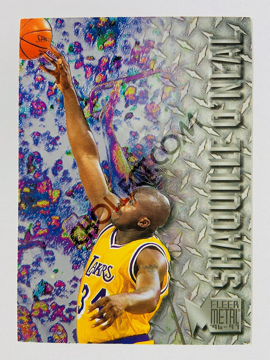 Shaquille O'Neal - Los Angeles Lakers 1996 Fleer Metal #183