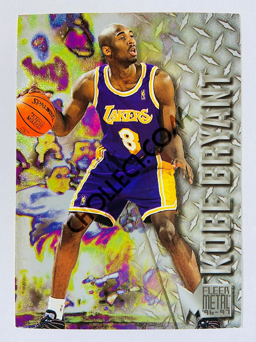 Kobe Bryant - Los Angeles Lakers 1996-97 Fleer Metal Rookie #181