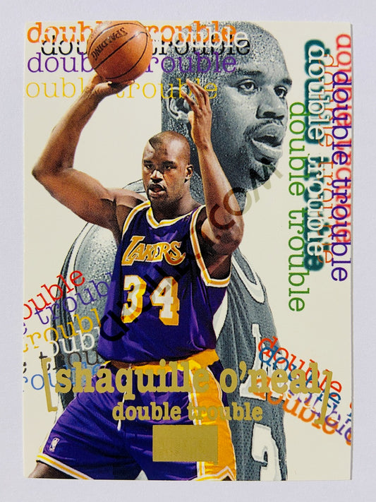 Shaquille O'Neal - Los Angeles Lakers 1996 Skybox Double Trouble #274