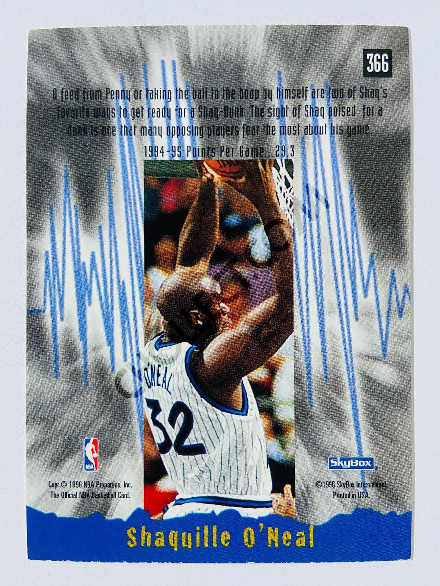 Shaquille O'Neal - Orlando Magic 1996 Skybox Earth Shakers #366