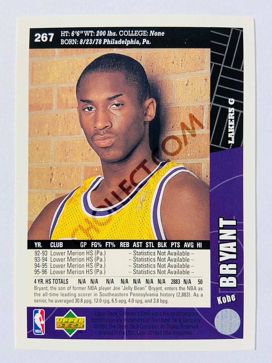 Kobe Bryant - Los Angeles Lakers 1996-97 Upper Deck Collector's Choice Rookie #267