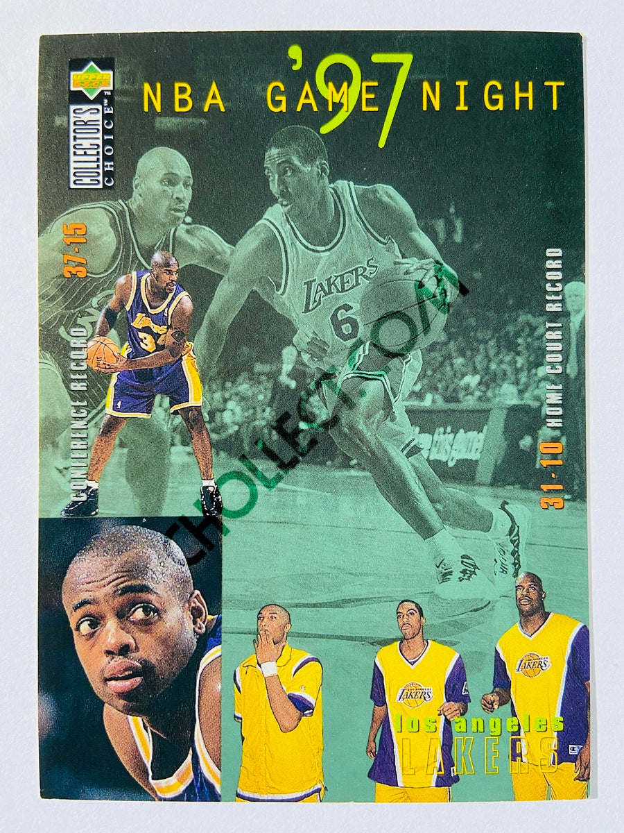 Kobe Bryant - Los Angeles Lakers 1996-97 Upper Deck NBA Game Night #168