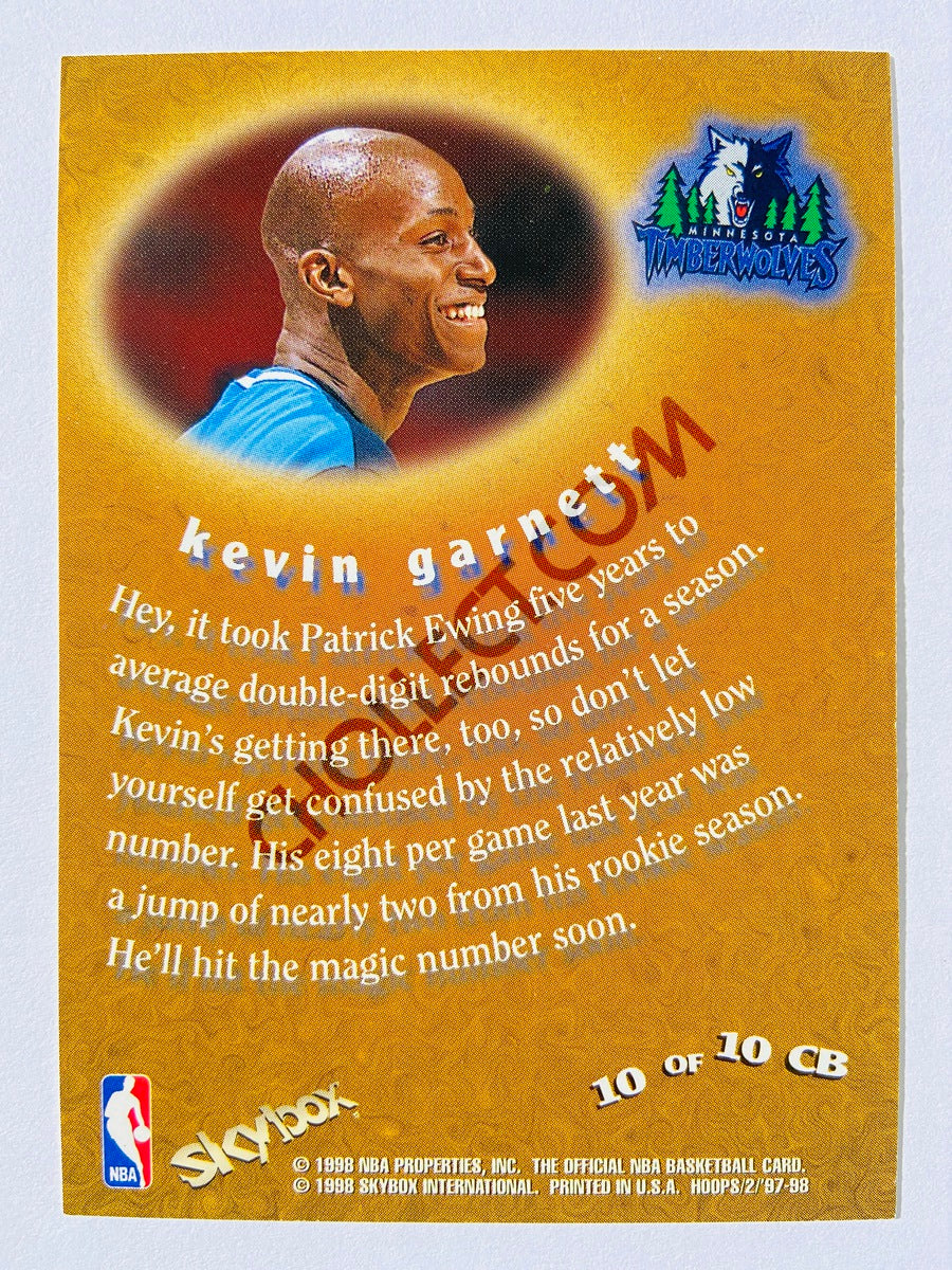 Kevin Garnett - Minnesota Timberwolves 1997 Skybox Hoops Chairman of the Board #10