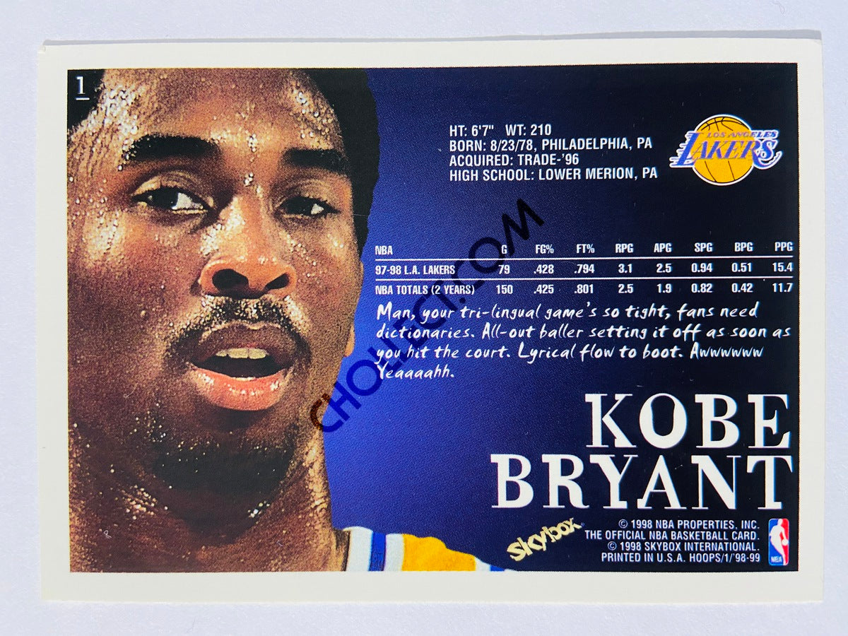 Kobe Bryant - Los Angeles Lakers 1997-98 Skybox Hoops #1