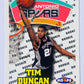 Tim Duncan - San Antonio Spurs 1997-98 Skybox Hoops RC Rookie Card #166