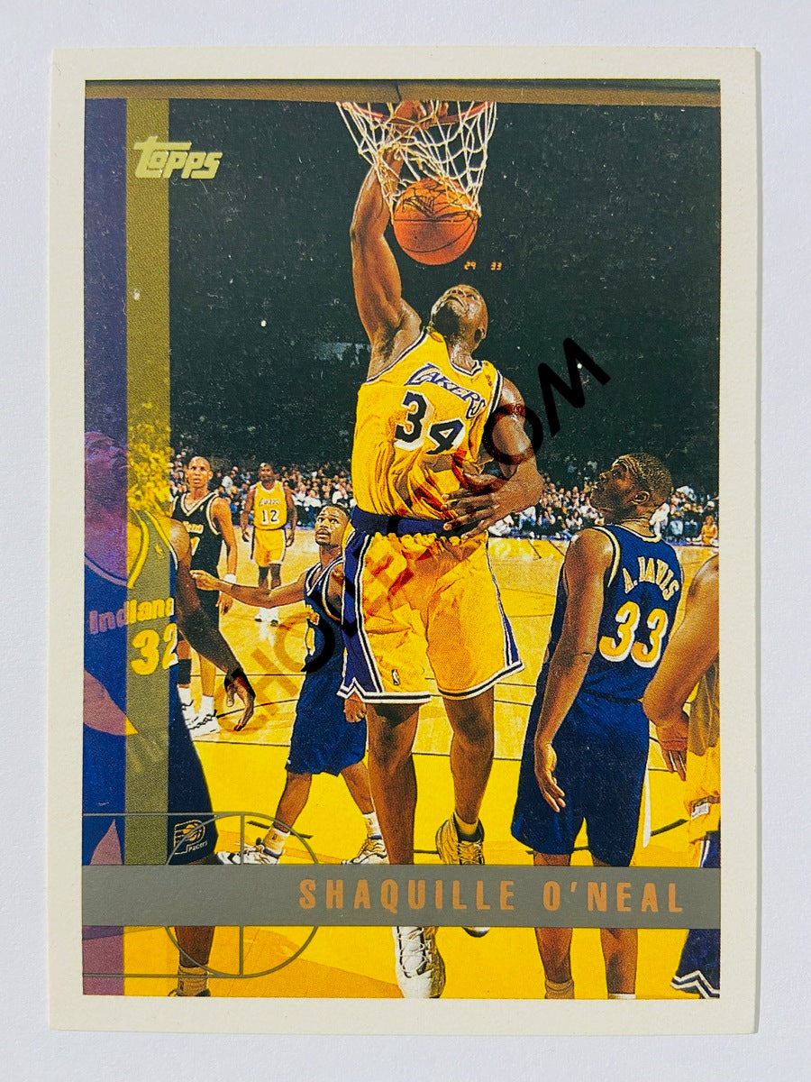 Shaquille O'Neal - Los Angeles Lakers 1997 Topps #109