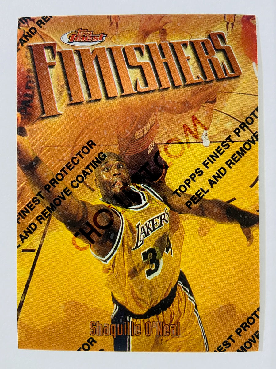 Shaquille O'Neal – Los Angeles Lakers 1997-98 Topps Finest Finishers #50