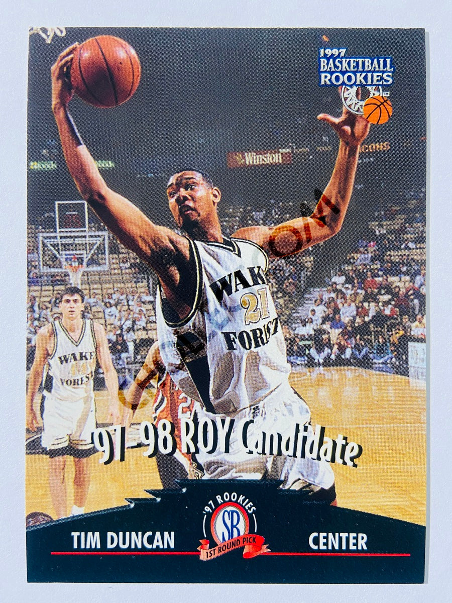 Tim Duncan - San Antonio Spurs 1997-98 The Score Board ROY Candidate Rookie #57