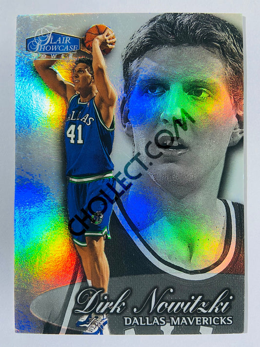 Dirk Nowitzki - Dallas Mavericks 1998-99 Fleer Flair Showcase Power Rookie Card #316