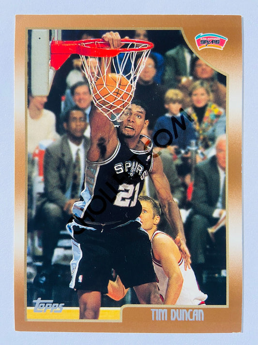 Tim Duncan - San Antonio Spurs 1998 Topps #49