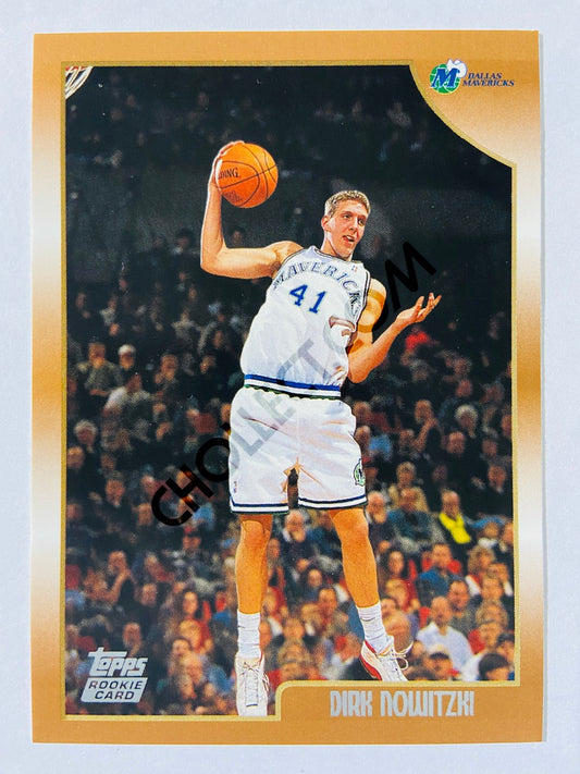 Dirk Nowitzki - Dallas Mavericks 1998 Topps Rookie Card #154