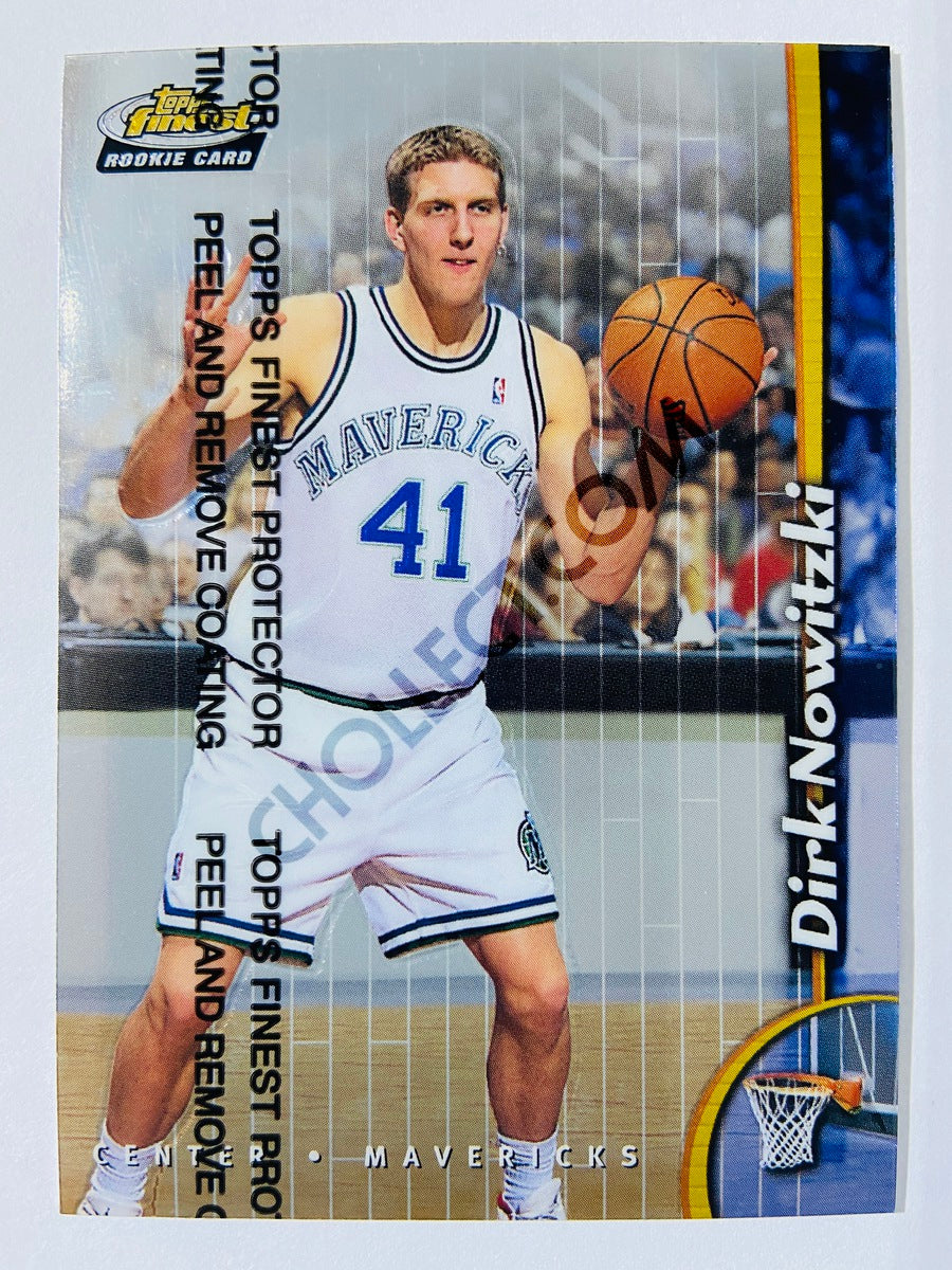 Dirk Nowitzki - Dallas Mavericks 1998-99 Topps Finest Rookie Card #234